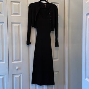 Dress with sweater top